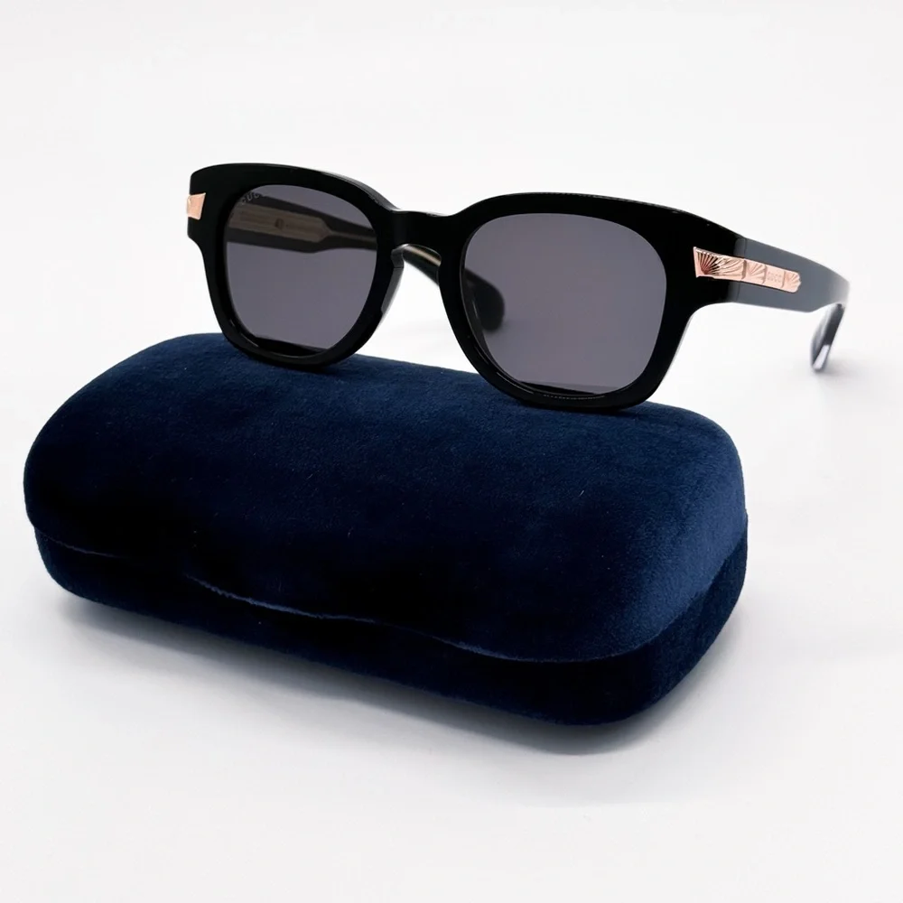 NEW GUCCI GG1518S 001 SQUARE BLACK GREY MEN SUNGLASSES GUCCI